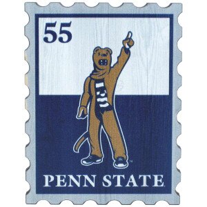 magnet Penn State Nittany LIon Mascot stamp
